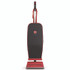 HOOVER COMPANY Commercial CH50300 Task Vac Soft Bag Lightweight Upright, 12" Cleaning Path, Black/Red