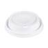 DART SOLO® 12EL Cappuccino Dome Sipper Lids, Fits 12 oz Hot Cups, Plastic, White, 1,000/Carton