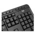 ADESSO INC WKB1320CB WKB-1320CB Antimicrobial Wireless Desktop Keyboard and Mouse, 2.4 GHz Frequency/30 ft Wireless Range, Black
