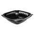 DART B32SB PresentaBowls Pro Black Square Bowls, 32 oz, 8.5 x 8.5 x 2, Plastic, 63/Bag, 4 Bags/Carton