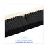 BOARDWALK 20618 Floor Brush Head, 3" Black Medium Weight Polypropylene Bristles, 18" Brush