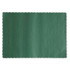 HOFFMASTER 310528 Placemats, Smooth Surface, Scalloped Edges, 13.5" x 9.5", Hunter Green, 1,000/Carton