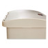 RUBBERMAID COMMERCIAL PROD. 1883458 Streamline Resin Step-On Container, Front Step Style, 13 gal, Polyethylene, Beige