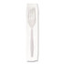 BERK ENTERPRISES INC Berkley Square 90191 Elegant Dinnerware Heavyweight Cutlery Assortment, Heavyweight, (120) Forks/(80) Spoons/(40) Knives, Plastic, White, 240/Box