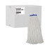 BOARDWALK 724RCT Cut-End Lie-Flat Wet Mop Head, Rayon, 24 oz, White, 12/Carton