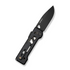 We Knife WE24001-1 WEKNIFE Tyro Superlock Knife Black / Golden Titanium Handle (2.91"" Black Stonewashed CPM 20CV Blade) WE24001-1, With An Extra Pivot Screw