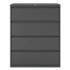 ALERA HLF4254CC Lateral File, 4 Legal/Letter/A4/A5-Size File Drawers, Charcoal, 42" x 18.63" x 52.5"