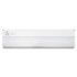 LEDU CORP. L9011 Low-Profile Under-Cabinet LED-Tube Light Fixture with (1) 9 W LED Tube, Steel Housing, 18.25" x 4" x 1.75", White