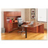 ALERA VA27-7236MC Alera Valencia Series D-Top Desk, 71" x 35.5" x 29.63", Medium Cherry