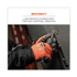 TENACIOUS HOLDINGS, INC. ergodyne® 17894 ProFlex 7401-CASE Coated Lightweight Winter Gloves, EN388: 2131X, 9" Long, Large, Orange, 144 Pairs/Carton