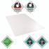 FLOORTEX ECM121525ER Cleartex MegaMat Heavy-Duty Polycarbonate Mat for Hard Floor/All Carpet, 46 x 60, Clear