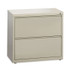 HIRSH INDUSTRIES SPACE SOLUTIONS 14970 Lateral File Cabinet, 2 Letter/Legal/A4-Size File Drawers, Putty, 30 x 18.62 x 28