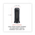 ALERA HECT17 Mini Tower Ceramic Heater, 1,500 W, 7.37 x 7.37 x 17.37, Black