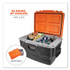 TENACIOUS HOLDINGS, INC. ergodyne® 13171 Chill-Its 5171 48-Quart Industrial Hard Sided Cooler, Orange/Gray