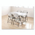 ICEBERG ENTERPRISES 64003 Rough n Ready Commercial Folding Chair, Supports Up to 350 lb, 15.25" Seat Height, Platinum Seat, Platinum Back, Black Base