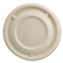WORLD CENTRIC BBLSC12NLF Fiber Lids for Fiber Barrel Bowls, 4.7" Diameter, Natural, Paper, 500/Carton