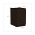 ALERA VA542822ES Alera Valencia Series Full Pedestal File, Left or Right, 2 Legal/Letter-Size File Drawers, Espresso, 15.63" x 20.5" x 28.5"