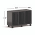 HON COMPANY EST2H3WNSSNA Class-ifi Tote Storage Cabinet, Three-Wide, 46.63" x 18.75" x 31.38", Charcoal Gray