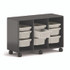 HON COMPANY EST2H3WNSSNA Class-ifi Tote Storage Cabinet, Three-Wide, 46.63" x 18.75" x 31.38", Charcoal Gray