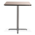 NATIONAL PUBLIC SEATING NPS® CG33636XB1GY Cafe Table, 36w x 36d x 42h, Square Top/X-Base, Gray Nebula Top, Gray Base