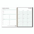 BLUE SKY 136608A23 Dark Gray Gale Weekly/Monthly Lesson Planner, 9 Classes, Tropical Artwork, Gray/Mint Cover, 11 x 8.5 Sheets, 12-Month Span