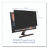 KENSINGTON K52795WW Anti-Glare Reversible Privacy Screen for 24" Widescreen Flat Panel Monitor, 16:9 Aspect Ratio