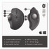 LOGITECH, INC. 2764655 MX Ergo Plus Advanced Wireless Trackball Mouse, 2.4 GHz Frequency/33 ft Wireless Range, Right Hand Use, Black