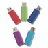 VERBATIM CORPORATION 70388 PinStripe USB 3.0 Flash Drive, 32 GB, Assorted Colors, 5/Pack