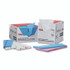 CASCADES TISSUE GROUP PRO W923 Tuff-Job Guard Antimicrobial Towels, 12 x 21, 1/4 Fold, White/Red, 150/Carton