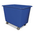 ROYAL BASKET TRUCKS L12BLXPGA4UN Poly Truck, (12-Bushel) 14.93 cu ft, Galvanized Steel/Polyethylene, Blue/Gray