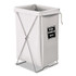 ROYAL BASKET TRUCKS L00WWXPHK Pool Hamper, Hamper Bag and Stand, 30 gal, 15w x 16d x 30h, Steel/Vinyl, White