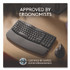 LOGITECH, INC. 920011898 ERGO Wave Keyboard for Business, Graphite