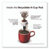KEURIG DR PEPPER The Original Donut Shop® 1635474 Decaf Coffee K-Cup Pods, 48/Box