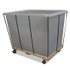 ROYAL BASKET TRUCKS R1000PF Poly Truck Frame and Base, Kiln-Dried Hardwood/Steel, Gray