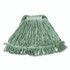 RUBBERMAID COMMERCIAL PROD. D21206GR00 Super Stitch Blend Mop, Cotton/Synthetic, Medium, Green