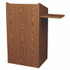 NATIONAL PUBLIC SEATING Oklahoma Sound® 600MO Aristocrat Non-Sound Lectern, 25 x 20 x 46, Oak