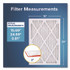 3M/COMMERCIAL TAPE DIV. Filtrete™ 98014CA Allergen Defense Air Filter, MERV 11, MPR 1000, 16 x 25, 4/Carton