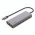 BELKIN COMPONENTS AVC008BTSGY Connect 6-in-1 USB-C Multiport Adapter Hub, 6-Port, Gray