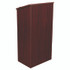 NATIONAL PUBLIC SEATING Oklahoma Sound® 222MY Full Floor Lectern, 23 x 16 x 46.5, Mahogany