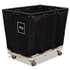 ROYAL BASKET TRUCKS L6KKKPMA3UNN Permanent Liner Truck, Synthetic Fabric, 6-Bushel, 7.47 cu ft Bin, 20" x 20.5" x 27", Black/Natural