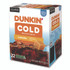 KEURIG DR PEPPER Dunkin'® 5000375314 Cold Iced Coffee K-Cups, Caramel, 0.44 oz, 22/Box