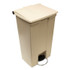 RUBBERMAID COMMERCIAL PROD. 614600BG Legacy Step-On Receptacle, 23 gal, Polyethylene, Beige