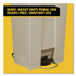 RUBBERMAID COMMERCIAL PROD. 614600BG Legacy Step-On Receptacle, 23 gal, Polyethylene, Beige