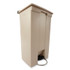 RUBBERMAID COMMERCIAL PROD. 614600BG Legacy Step-On Receptacle, 23 gal, Polyethylene, Beige