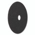 AMERICO MANUFACTURING CO 400112 Stripping Pads, 12" Dia., Black, 5/Carton