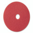 AMERICO MANUFACTURING CO 404415 Buffing Pad, 15" Diameter, Red, 5/Carton