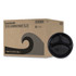 BOARDWALK PLTHIPS10BL3 Hi-Impact Plastic Dinnerware, 3-Compartment Plate, 10" dia, Black, 125/Sleeve, 4 Sleeves/Carton