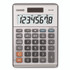 CASIO, INC. MS80BBU MS80B 8-Digit Battery and Solar Basic Calculator, LCD, Navy Blue