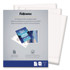 FELLOWES MFG. CO. 5221501 Self-Adhesive Laminating Sheets, 3 mil, 9.25 x 12, Glossy Clear, 10/Pack