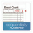 TOPS BUSINESS FORMS Adams® 525SW One-Part Guest Check Pad with Perforated Stub, One-Part (No Copies), 3.4 x 6.25, 50 Forms/Pad, 10 Pads/Pack